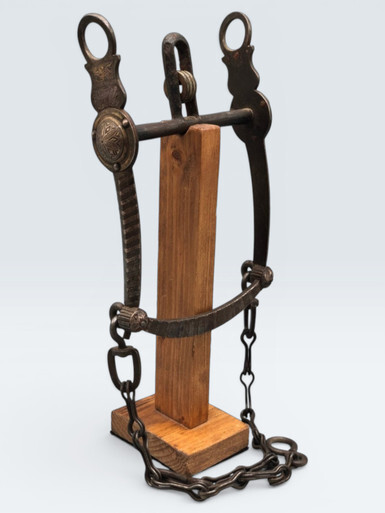 Antique half-breed bit attributed to Buermann