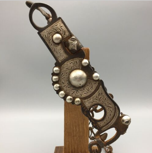 Early G.S. Garcia spade bit with backwards-N hallmark