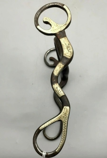 Billy Klapper horse bit marked KLAPPER 222