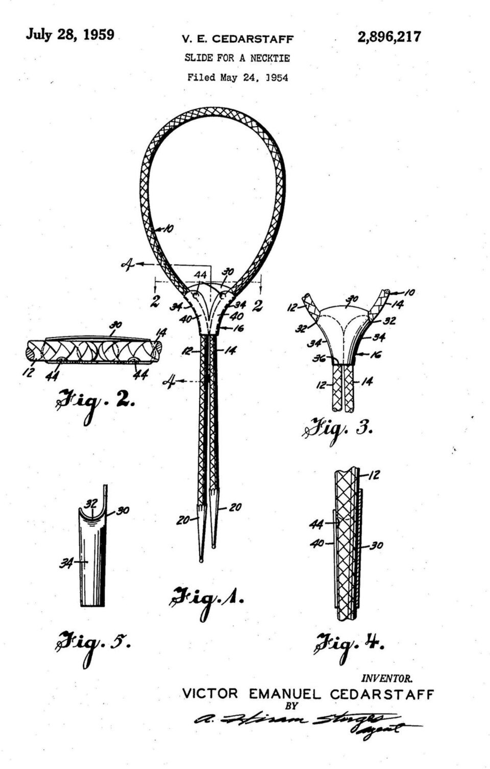 Cedarstaff's 1959 Patent